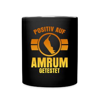 Amrum - Tasse einfarbig - Schwarz - Vorne