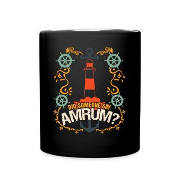 Amrum Dicton - Mug uni - noir - Devant