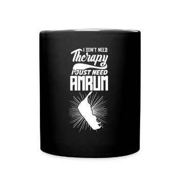 Vacances amrum therapy - Mug uni - noir - Devant