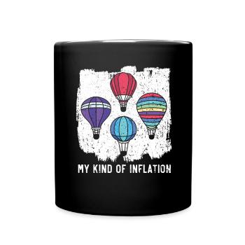 Mon genre d’amateurs de montgolfières gonflables - Mug uni - noir - Devant