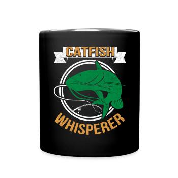 Catfish Whisperer - Wels Catfish Hunter - Tasse einfarbig - Schwarz - Vorne