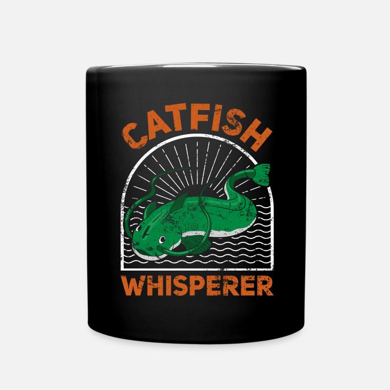Catfish Whisperer - Wels Catfish Hunter - Tasse einfarbig - Schwarz