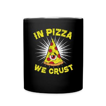 In Pizza We Crust Pizza Lover Italian Le - Full Colour Mug - black - Front