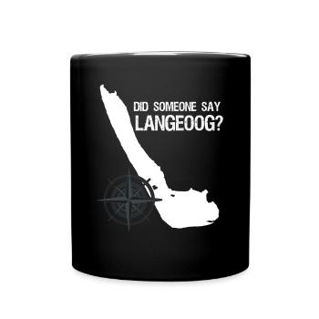 Langeoog funny - Full Colour Mug - black - Front