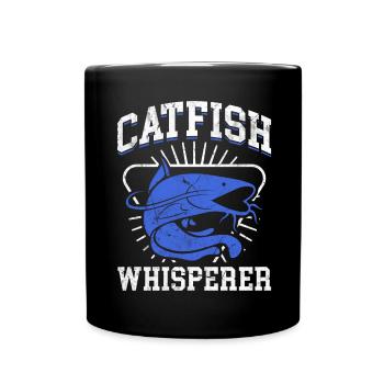 Catfish Whisperer - Wels Catfish Hunter - Tasse einfarbig - Schwarz - Vorne