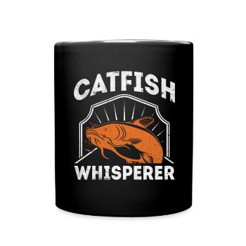 Catfish Whisperer - Wels Catfish Hunter - Tasse einfarbig - Schwarz - Vorne