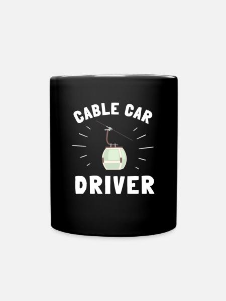 Téléphérique Tramway Téléphérique Télécabine - Mug uni - noir