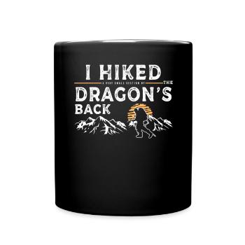 Wandered - Le dos du dragon - Mug uni - noir - Devant