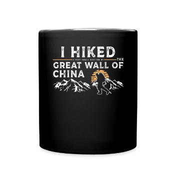 Randonnées - Grande Muraille de Chine - Mug uni - noir - Devant