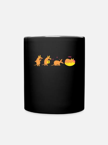 Aardvark Anteater African Ant Bear Edentate - Tasse einfarbig - Schwarz