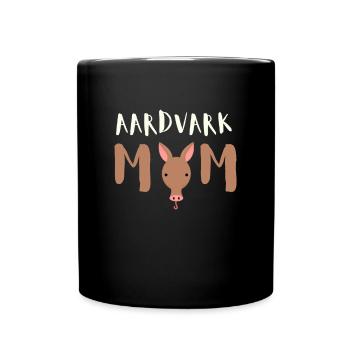 Aardvark Anteater African Ant Bear Edentate - Tasse einfarbig - Schwarz - Vorne