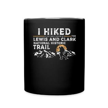 Gewandert - Lewis Und Clark Historic Trail - Tasse einfarbig - Schwarz - Vorne
