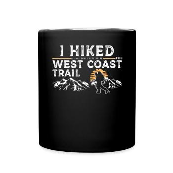 Wanderte - West Coast Trail - Tasse einfarbig - Schwarz - Vorne
