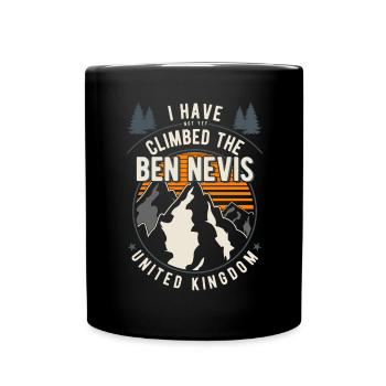Wanderer - Kletterer Wandern Ben Nevis - Tasse einfarbig - Schwarz - Vorne