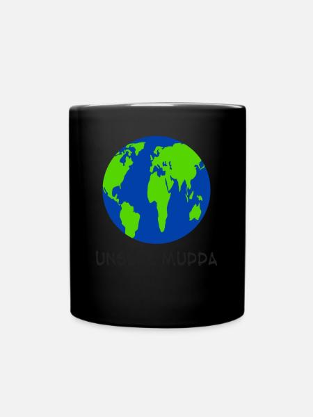Klimaschutz Unsere Mudda Klimawandel - Tasse einfarbig - Schwarz