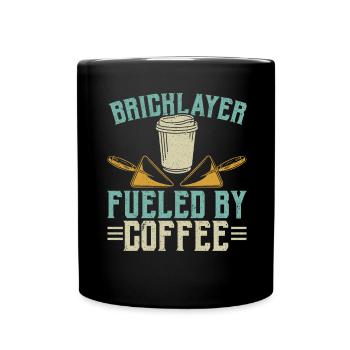 Maurer Chauffé au café Maurer Caféine - Mug uni - noir - Devant