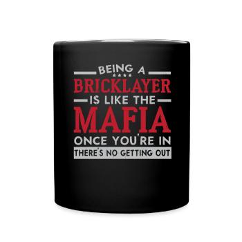Bauwesen Maurer Beruf Maurer - Tasse einfarbig - Schwarz - Vorne