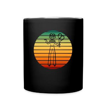 Échasses Carnaval Promenade sur pilotis Jour Échassier - Mug uni - noir - Devant