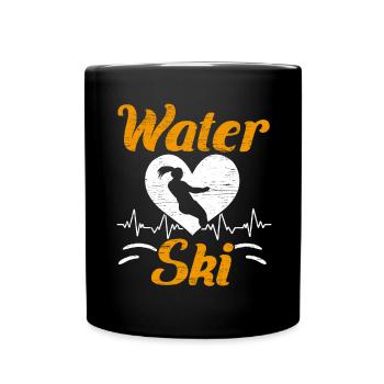 Ski nautique Sports nautiques Ski nautique Ski nautique - Mug uni - noir - Devant