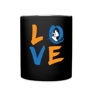 Ski nautique Sports nautiques Ski nautique Ski nautique - Mug uni - noir - Devant