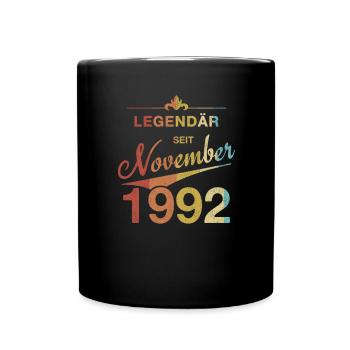 Legendary 30th birthday November 1992 Volume 92 - Full Colour Mug - black - Front