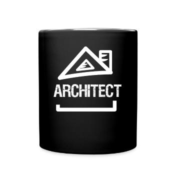 Architekt Haus Architektur Architekten - Tasse einfarbig - Schwarz - Vorne