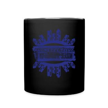 Architekt Wolkenkratzer Architecure - Tasse einfarbig - Schwarz - Vorne