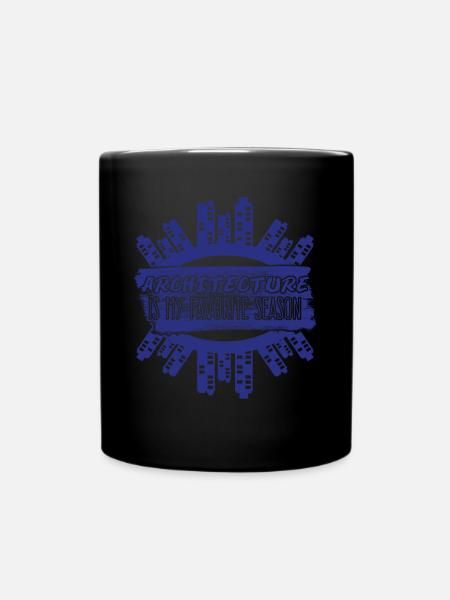 Architekt Wolkenkratzer Architecure - Tasse einfarbig - Schwarz
