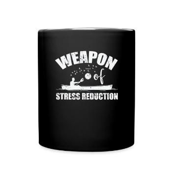 Arme de réduction du stress Kayak Paddle Boat - Mug uni - noir - Devant