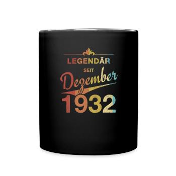90e anniversaire légendaire Novembre 1932 Volume 32 - Mug uni - noir - Devant