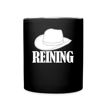 Reining Riding Riders Western Riding - Mug uni - noir - Devant
