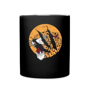 Cheetah Whisperer Wildlife Animal Keeper - Full Colour Mug - black - Front