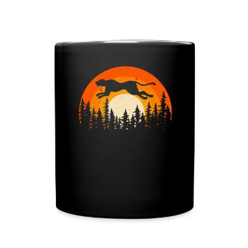 Cheetah Whisperer Wildlife Keeper - Full Colour Mug - black - Front