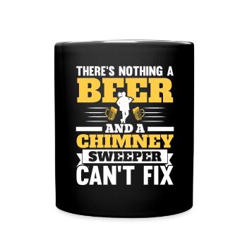 Chimney Sweep Job Profession Chimney Whisperer - Full Colour Mug - black - Front