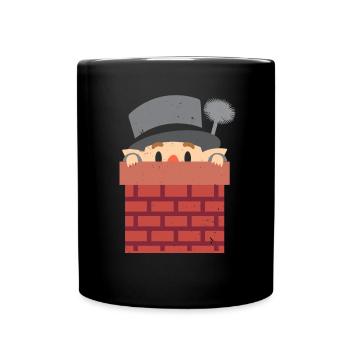 Chimney Sweep Job Profession Chimney Whisperer - Full Colour Mug - black - Front