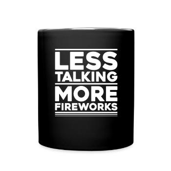 Pyrotechnicien Feux d’artifice Pyrotechnie Pyrotechnicien - Mug uni - noir - Devant