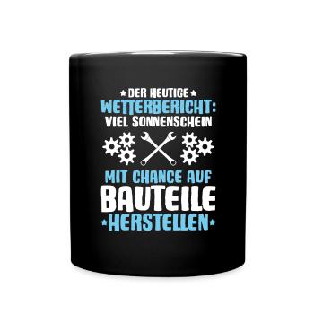 Verfahrensmechaniker Verfahrensmechanikerin - Tasse einfarbig - Schwarz - Vorne