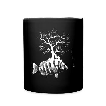Arbre graphique - Fish Shepherd’s Head - Mug uni - noir - Devant