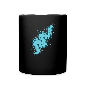 Snake Reptile Zodiac Sign Animal Zoo - Full Colour Mug - black - Front