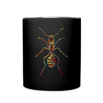 Ants Ant farm Ant - Full Colour Mug - black - Front