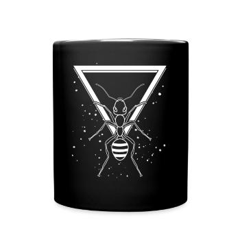 Ants Ant breeding ant - Full Colour Mug - black - Front