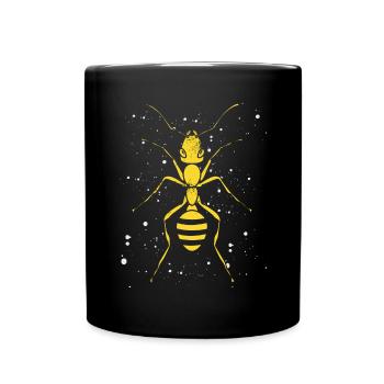 Ants Stars Ant Farm Ant - Full Colour Mug - black - Front