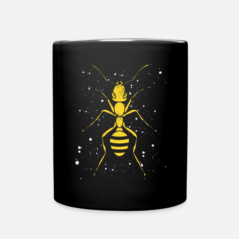Ants Stars Ant Farm Ant - Full Colour Mug - black