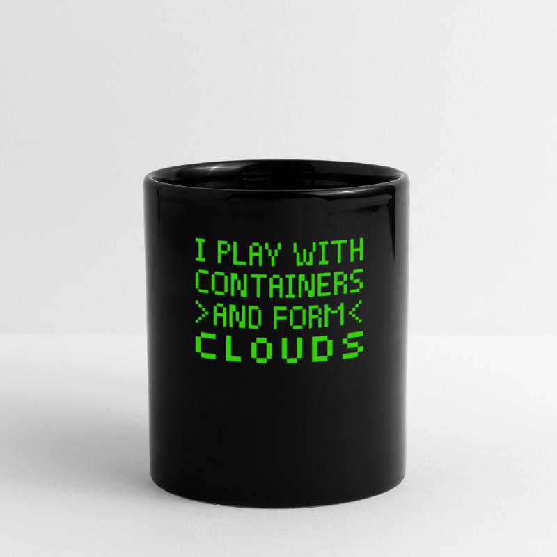 Cloud Computing Informatik Tech Tasse einfarbig