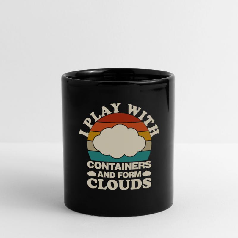 Cloud Computing Informatik Tech Tasse einfarbig