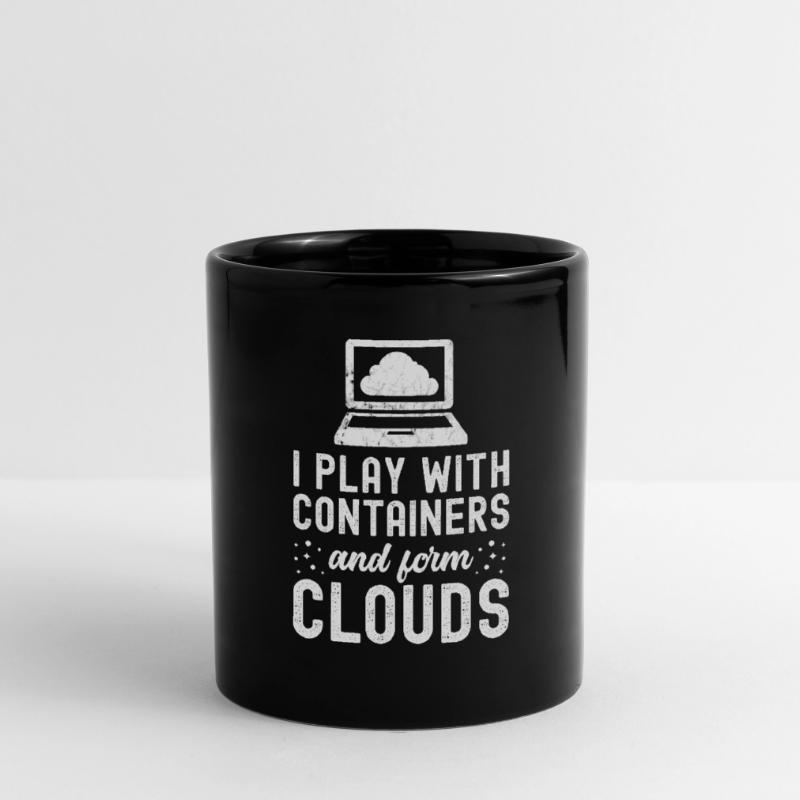 Cloud Computing Informatik Computer Programmierer Tasse einfarbig