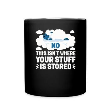 Cloud Computing Informatik Computer Programmierer - Tasse einfarbig - Schwarz - Vorne