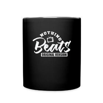 Nothing Beats original Version Filme Sprache - Tasse einfarbig - Schwarz - Vorne