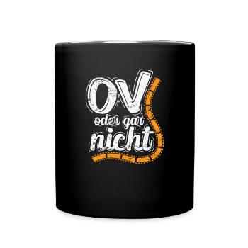 OV oder gar nicht Übersetzung Filme Sprache - Tasse einfarbig - Schwarz - Vorne
