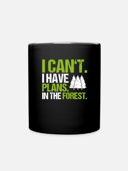 Forestier Forestier Forestier Forestier Ouvrier forestier Forêt - Mug uni - noir